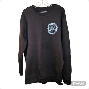 Adidas Black Sweatshirt with Blue Logo